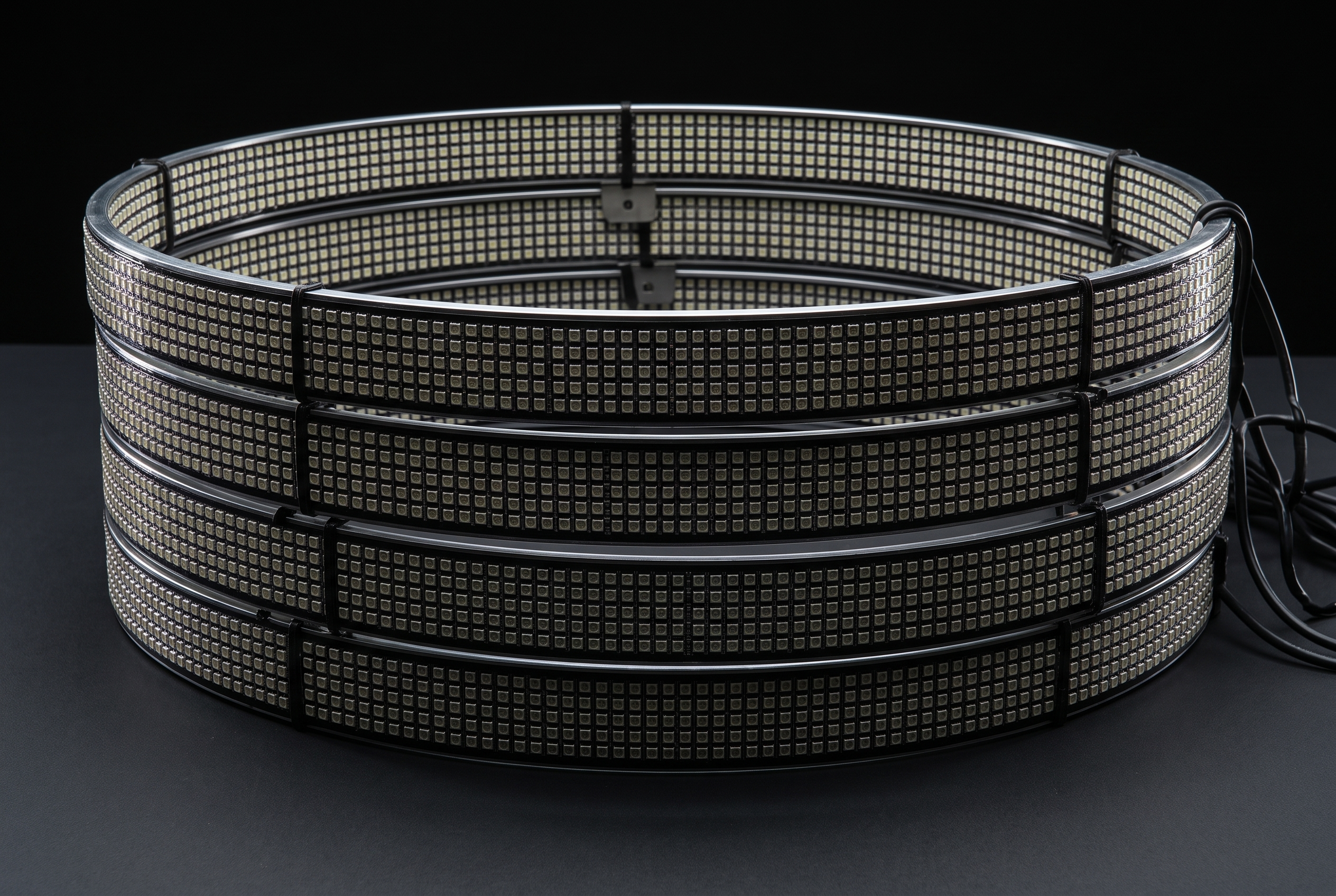 Summit White LED wheel ring, powered on